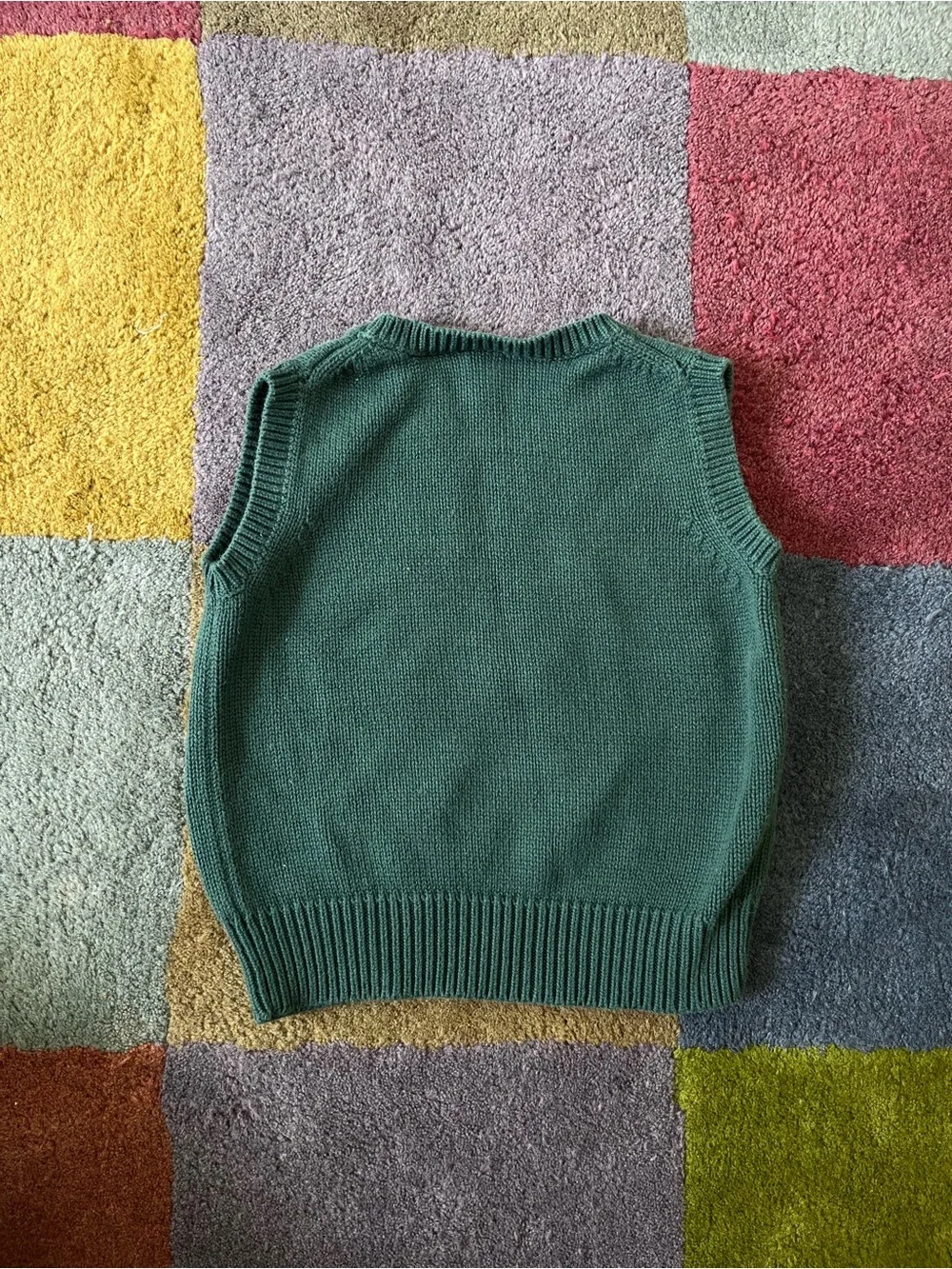 GAP Dark Green Sleeveless Dog Knit Vest